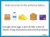 Commas for Writing Lists - Years 3 and 4 Teaching Resources (slide 8/18)